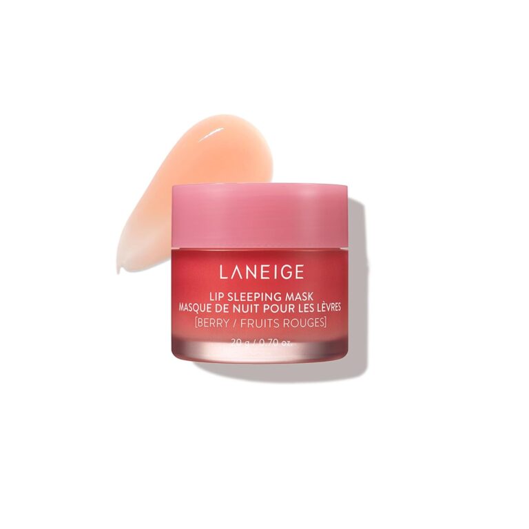 LANEIGE Lip Sleeping Mask: Nourishing Overnight Lip Treatment with Vitamin C, Shea & Murumuru Butter for Hydrating Dry, Flaky Lips